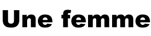 Une femme